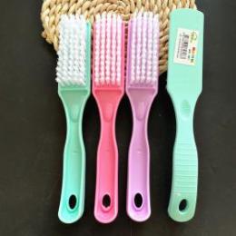 901大號彎把長柄鞋刷 白毛鞋刷 1元店2元店地?cái)傌浽? class=